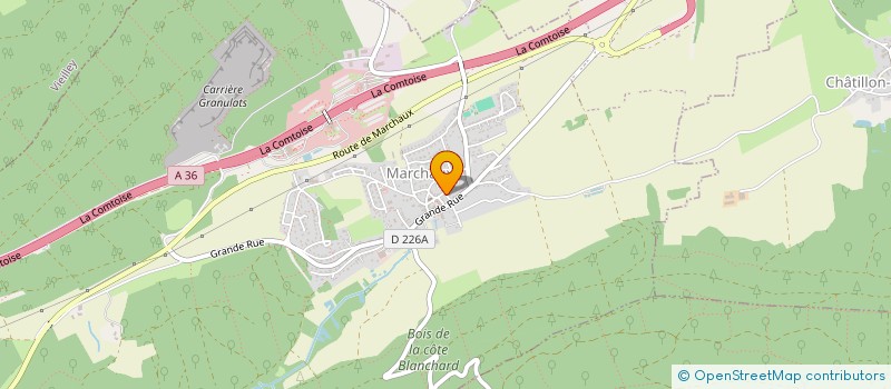 localisation de l'entreprise MONSIEUR OLIVIER LEGUIN  MARCHAUX-CHAUDEFONTAINE