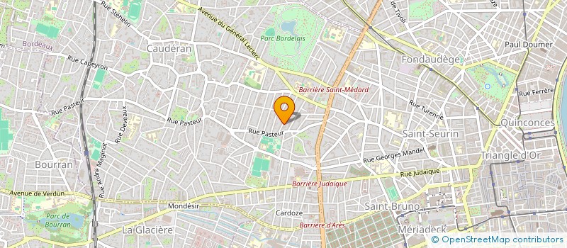 localisation de l'entreprise MONSIEUR OLIVIER LEGUY  BORDEAUX