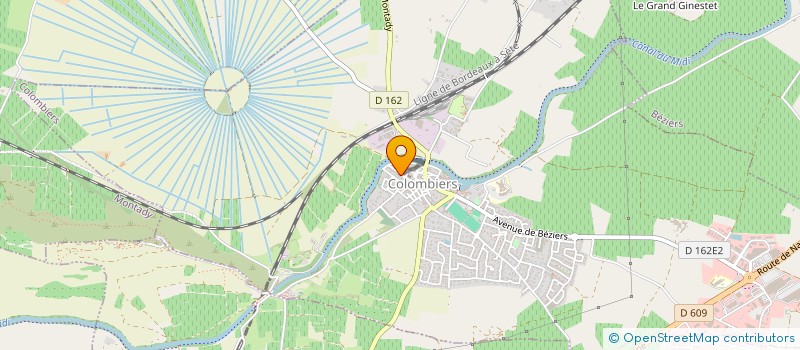 localisation de l'entreprise MONSIEUR OLIVIER LEISER à COLOMBIERS