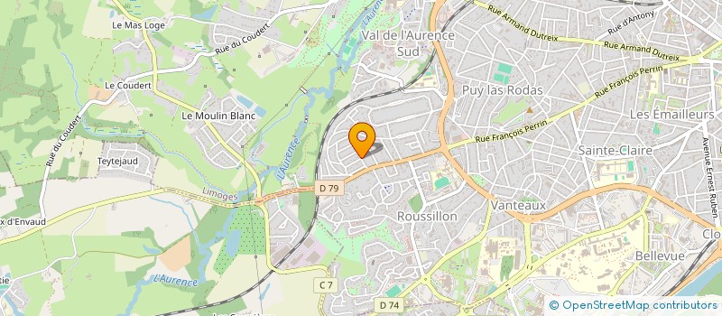 localisation de l'entreprise MONSIEUR OLIVIER LEJEUNE à LIMOGES