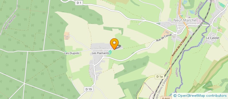 localisation de l'entreprise MONSIEUR OLIVIER LELANDAIS  NEUF-MARCHE