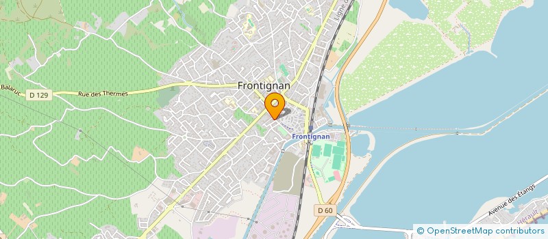 localisation de l'entreprise MONSIEUR OLIVIER LELEU à FRONTIGNAN