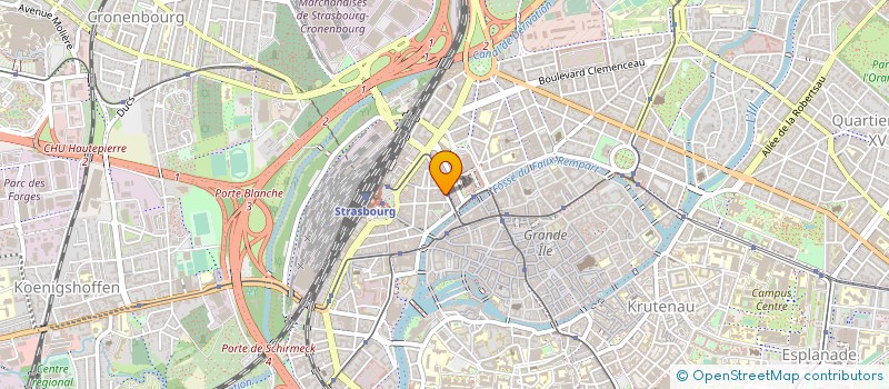 localisation de l'entreprise MONSIEUR OLIVIER LELONG à STRASBOURG