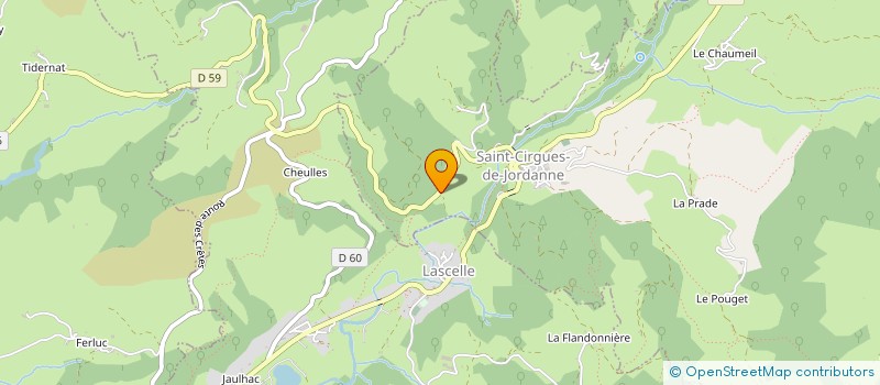 localisation de l'entreprise MONSIEUR OLIVIER LEMAGNER à SAINT-CIRGUES-DE-JORDANNE