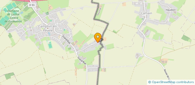 localisation de l'entreprise MONSIEUR OLIVIER LEMAIRE  CAMPHIN-EN-PEVELE