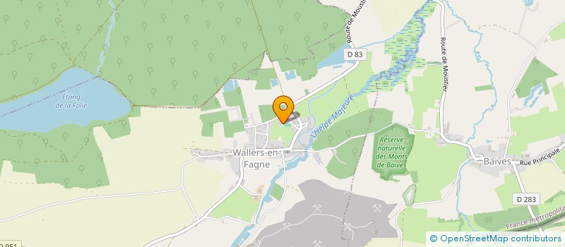 localisation de l'entreprise MONSIEUR OLIVIER LEMAN  WALLERS-EN-FAGNE