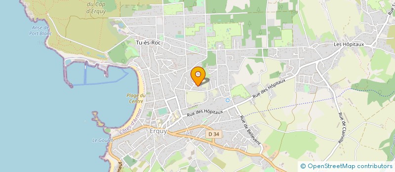 localisation de l'entreprise MONSIEUR OLIVIER LEMENAGER à ERQUY