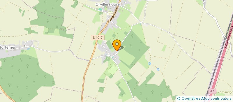 localisation de l'entreprise MONSIEUR OLIVIER LEMOINE à ORVILLERS-SOREL