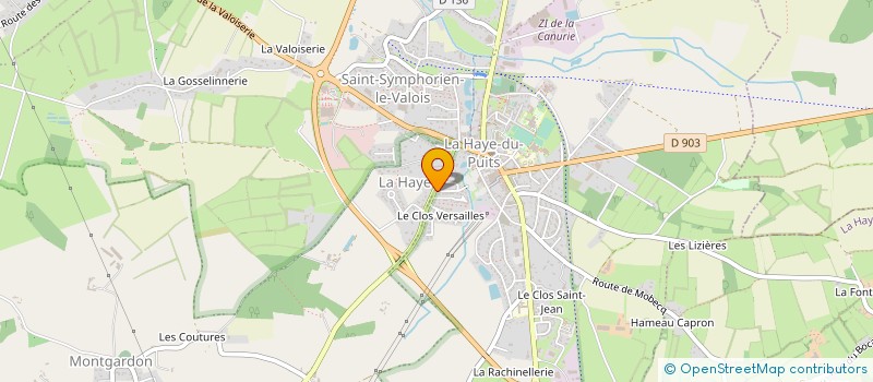 localisation de l'entreprise MONSIEUR OLIVIER LENESLEY  LA HAYE