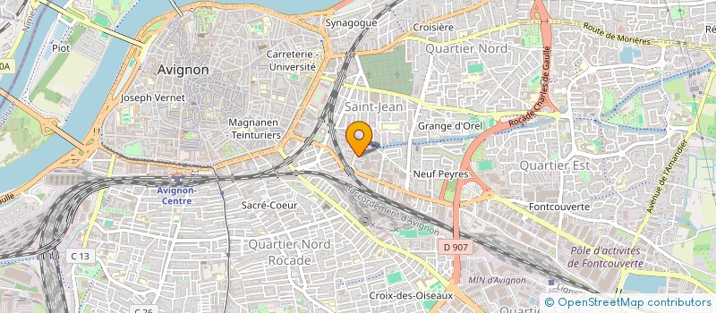 localisation de l'entreprise MONSIEUR OLIVIER LENGAIGNE  AVIGNON