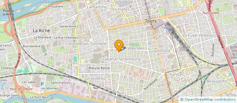 localisation de l'entreprise MONSIEUR OLIVIER LEONARD  TOURS