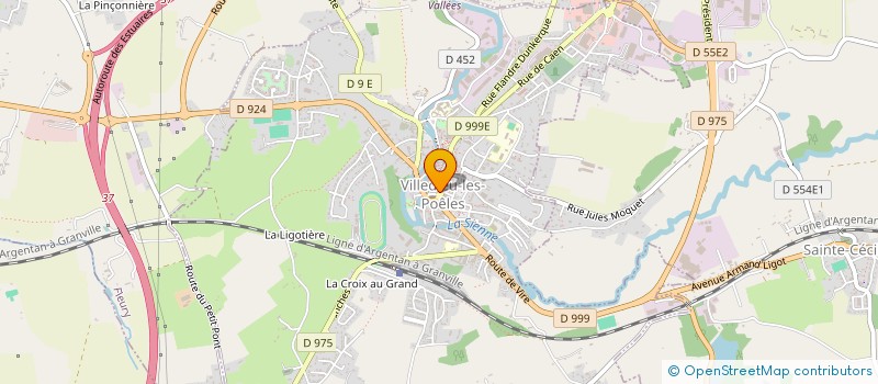 localisation de l'entreprise MONSIEUR OLIVIER LEPICIER  VILLEDIEU-LES-POELES-ROUFFIGNY