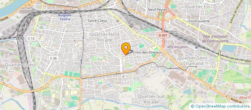 localisation de l'entreprise MONSIEUR OLIVIER LEPINE  AVIGNON