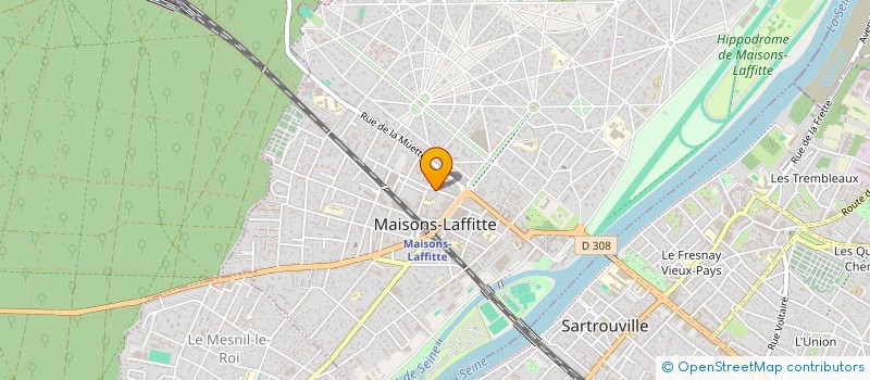 localisation de l'entreprise MONSIEUR OLIVIER LEQUEUX à MAISONS-LAFFITTE