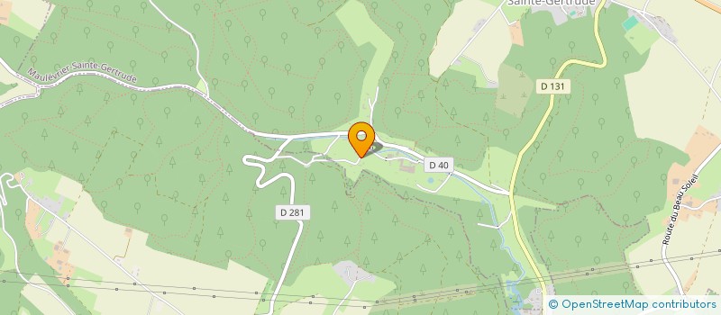 localisation de l'entreprise MONSIEUR OLIVIER LEROY  MAULEVRIER-SAINTE-GERTRUDE