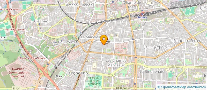 localisation de l'entreprise MONSIEUR OLIVIER LEROY  RENNES