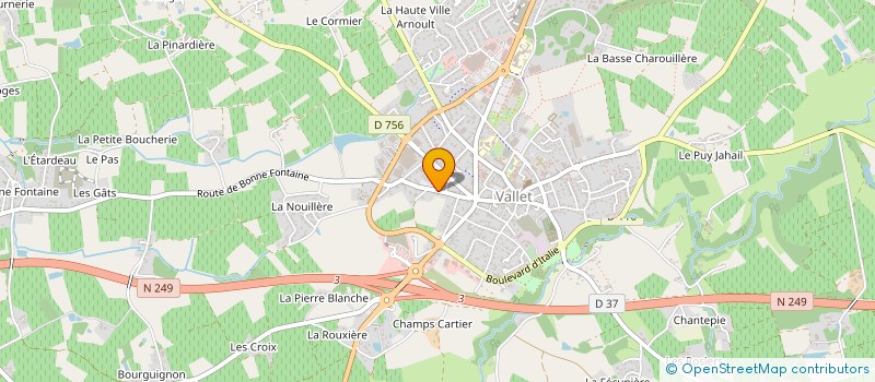 localisation de l'entreprise MONSIEUR OLIVIER LEROY  VALLET