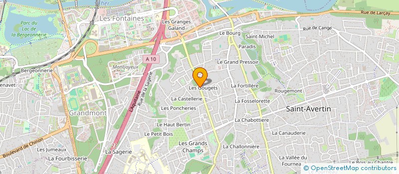 localisation de l'entreprise MONSIEUR OLIVIER LESAINT  SAINT-AVERTIN