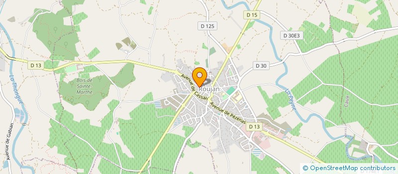 localisation de l'entreprise MONSIEUR OLIVIER LESAULT  ROUJAN