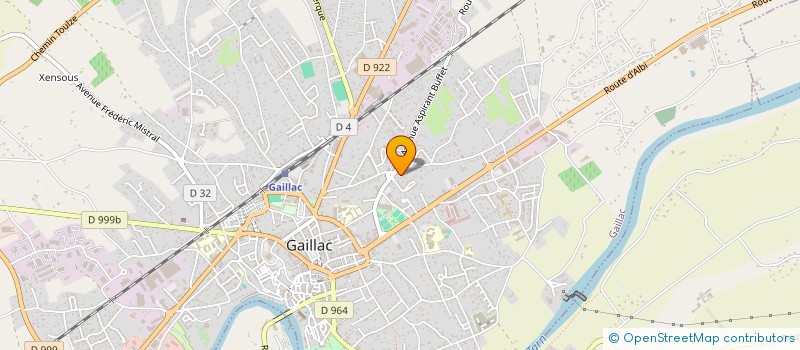 localisation de l'entreprise MONSIEUR OLIVIER LESAY  GAILLAC