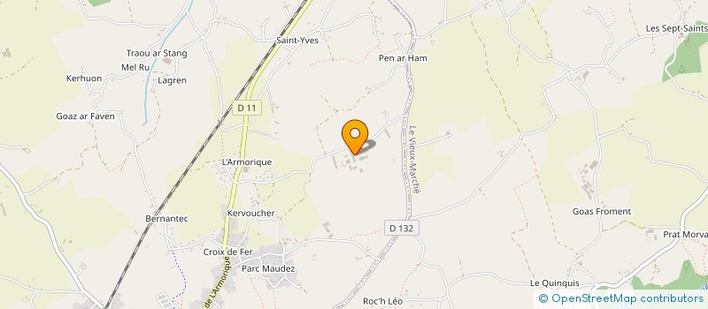 localisation de l'entreprise MONSIEUR OLIVIER LESCOP  PLOUARET