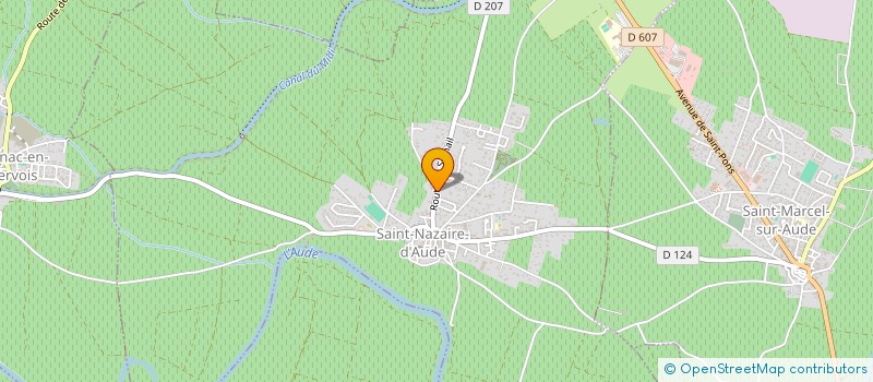 localisation de l'entreprise MONSIEUR OLIVIER LESGOURGUES  SAINT-NAZAIRE-D'AUDE