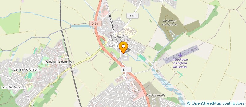 localisation de l'entreprise MONSIEUR OLIVIER LESIMPLE à MOISSELLES