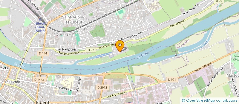 localisation de l'entreprise MONSIEUR OLIVIER LESUEUR  SAINT-AUBIN-LES-ELBEUF