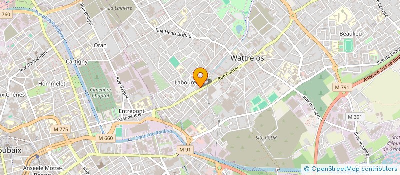 localisation de l'entreprise MONSIEUR OLIVIER LESUR à WATTRELOS