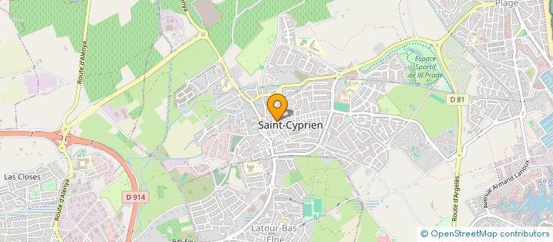 localisation de l'entreprise MONSIEUR OLIVIER LESUR à SAINT-CYPRIEN