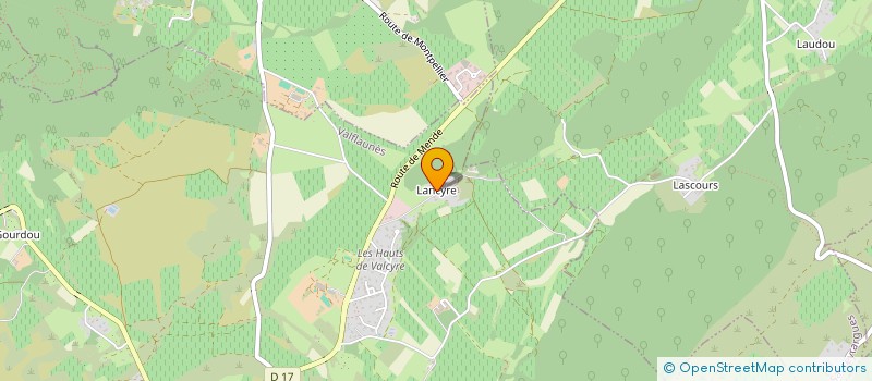 localisation de l'entreprise MONSIEUR OLIVIER LETARD  VALFLAUNES