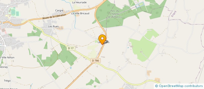 localisation de l'entreprise MONSIEUR OLIVIER LEVEQUE  PLENEUF-VAL-ANDRE