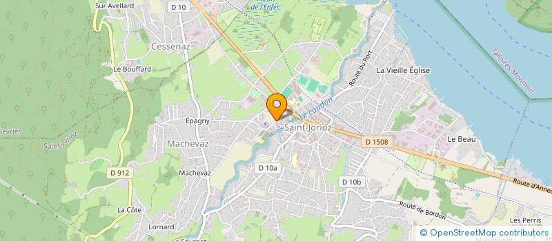 localisation de l'entreprise MONSIEUR OLIVIER LEVEUGLE  SAINT-JORIOZ