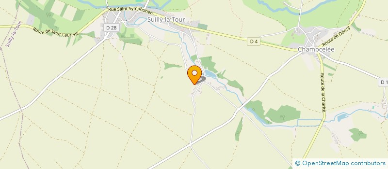 localisation de l'entreprise MONSIEUR OLIVIER LEVRAULT  SUILLY-LA-TOUR