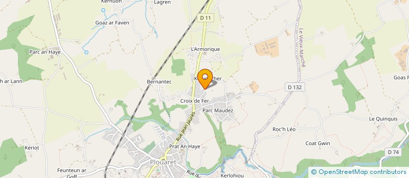 localisation de l'entreprise MONSIEUR OLIVIER LHEMANN  PLOUARET