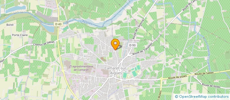 localisation de l'entreprise MONSIEUR OLIVIER LHERBIER à CAMARET-SUR-AIGUES