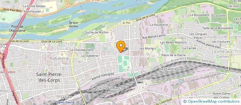 localisation de l'entreprise MONSIEUR OLIVIER LHERMITTE  SAINT-PIERRE-DES-CORPS