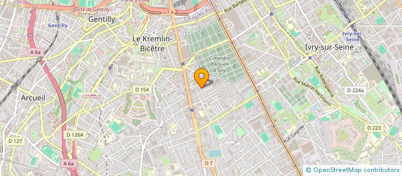 localisation de l'entreprise MONSIEUR OLIVIER LIAU  LE KREMLIN-BICETRE