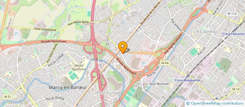 localisation de l'entreprise MONSIEUR OLIVIER LIBERT  WASQUEHAL