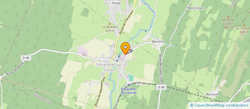 localisation de l'entreprise MONSIEUR OLIVIER LIGNON  SIMANDRE-SUR-SURAN