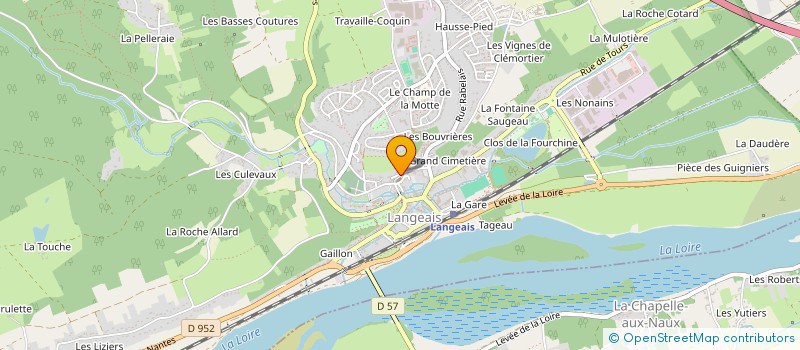 localisation de l'entreprise MONSIEUR OLIVIER LIMOUSIN à LANGEAIS