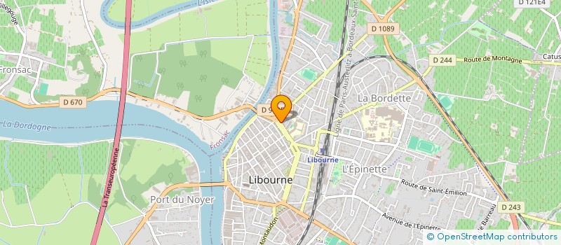 localisation de l'entreprise MONSIEUR OLIVIER LIPINSKI  LIBOURNE