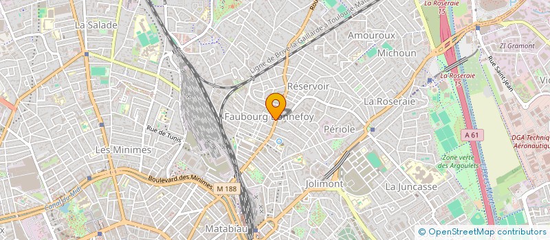 localisation de l'entreprise MONSIEUR OLIVIER LLORET à TOULOUSE