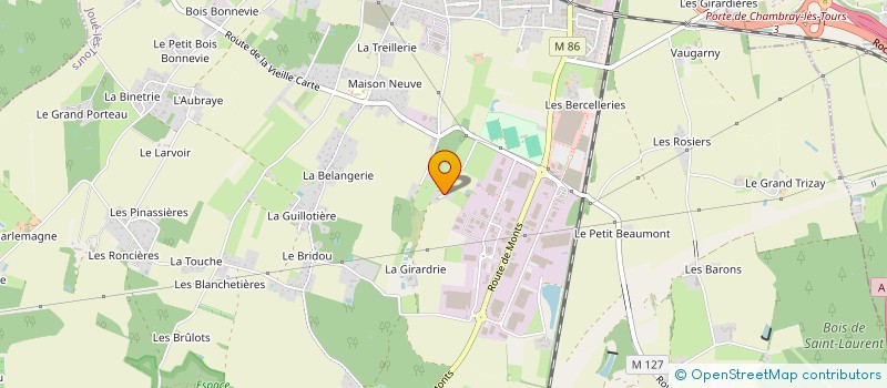 localisation de l'entreprise MONSIEUR OLIVIER LOCATELLI  JOUE LES TOURS