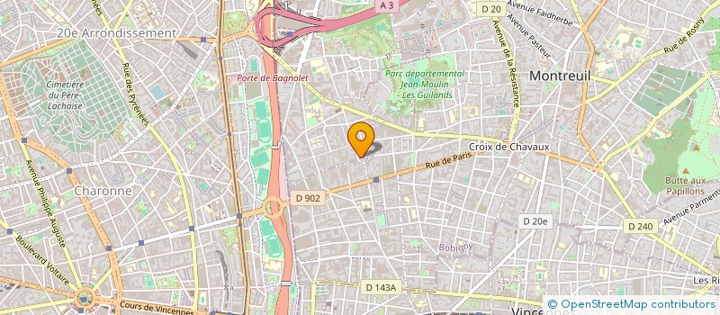 localisation de l'entreprise MONSIEUR OLIVIER LOISEAU à BAGNOLET