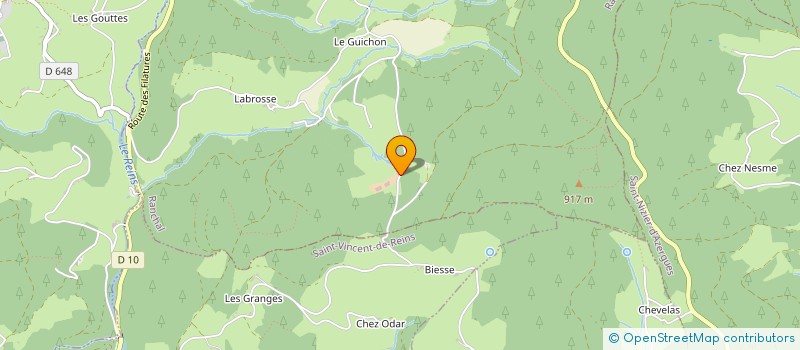 localisation de l'entreprise MONSIEUR OLIVIER LONGIN  RANCHAL