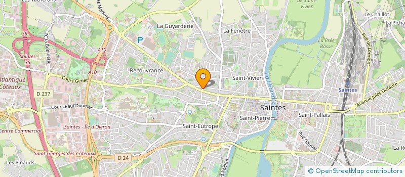 localisation de l'entreprise MONSIEUR OLIVIER LOPES  SAINTES