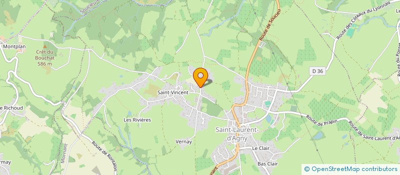localisation de l'entreprise MONSIEUR OLIVIER LOPEZ à SAINT-LAURENT-D'AGNY