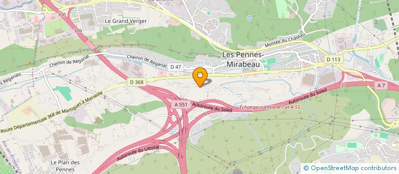 localisation de l'entreprise MONSIEUR OLIVIER LORDEL à LES PENNES-MIRABEAU