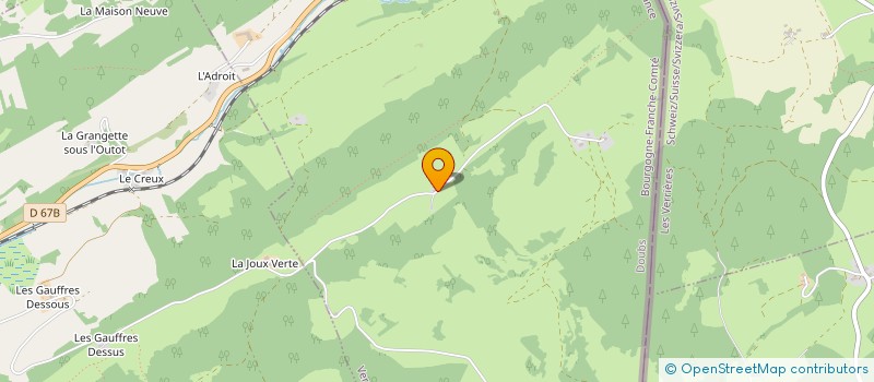 localisation de l'entreprise MONSIEUR OLIVIER LOUIS-JACQUET  VERRIERES DE JOUX